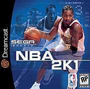Dreamcast NBA 2K1